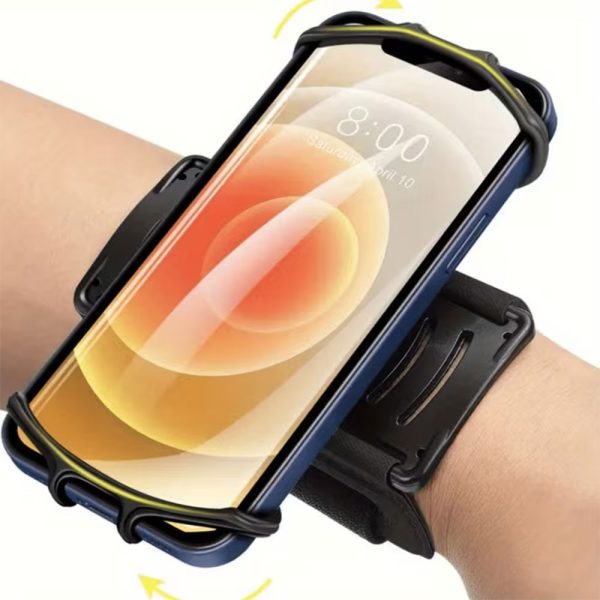 Wristband Phone Holder for Running, 180 Rotatable Forearm Sports Armband 750